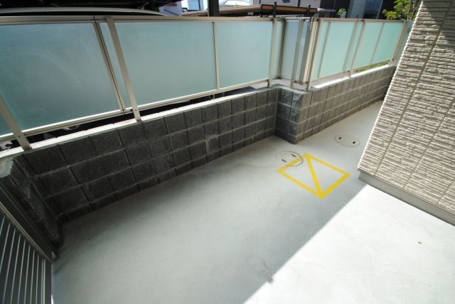 MAST東櫛原のバルコニー