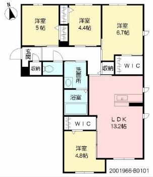 MAST東櫛原の間取り