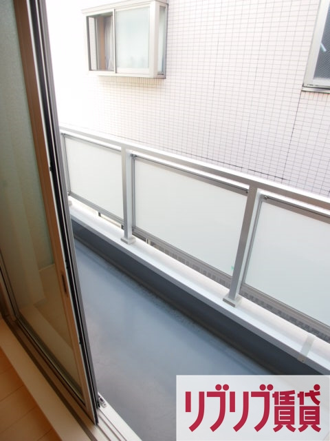 リブリ・ルームス新千葉のバルコニー