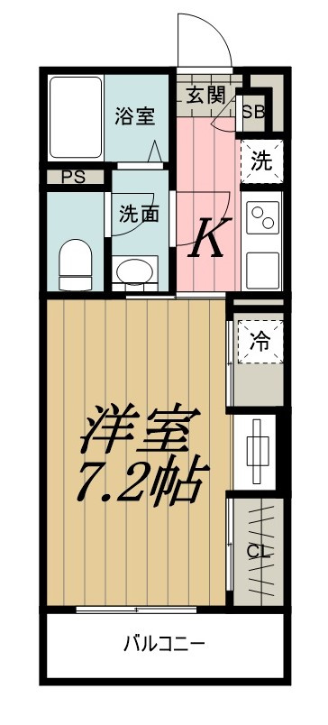 リブリ・ルームス新千葉の間取り