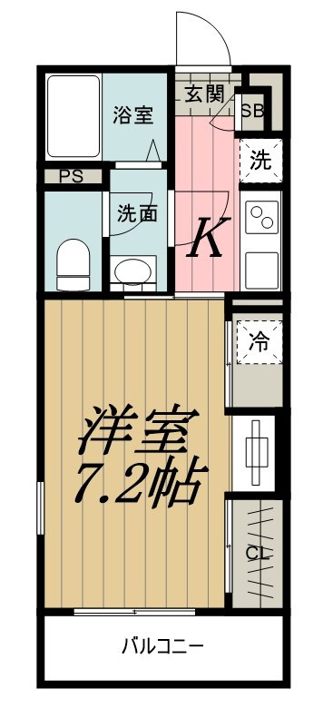 リブリ・ルームス新千葉の間取り