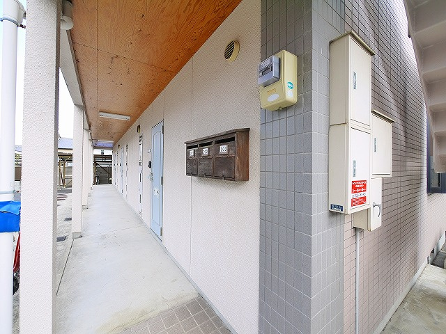 ハイツ鹿野のその他共用部分|敷地内もゆったりしてます