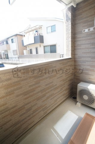 グラース宝塚のバルコニー