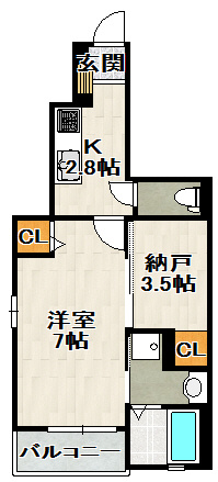 グラース宝塚の間取り