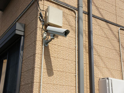 【設備】 | ヴィヴァーチェＡ | 安心して生活できる、24時間作動の防犯カメラが付いています♪