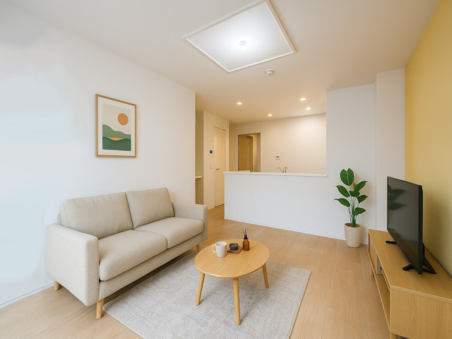 サントノーレⅠの居間・リビング|CGで家具等を配置したもので家具等は含まれません。