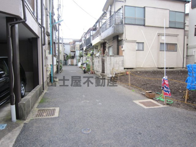 【前面道路含む現地写真】 | 北区滝野川４丁目建築条件付き売地 