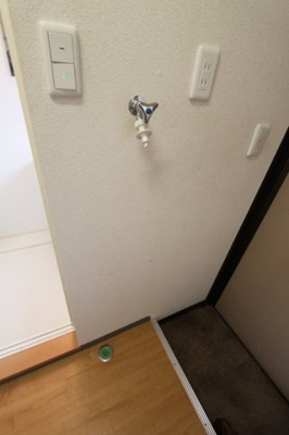 【設備】 | 郡山アパート | 洗濯機置場