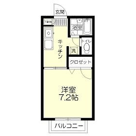 【間取り】 | リヴェール高林Ｂ | 使い勝手の良い間取