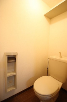【トイレ】 | リヴェール高林Ｂ | 落ち着いたトイレです
