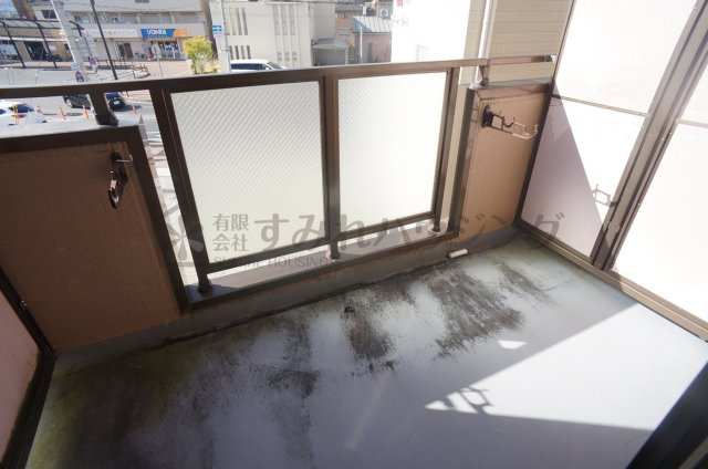 クレール宝塚Ⅱのバルコニー
