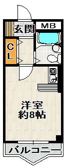 パレスオリーブの間取り