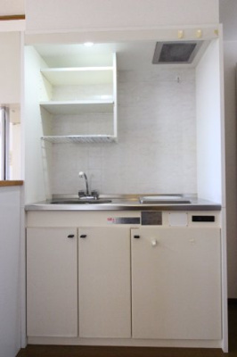 【キッチン】 | サンライフA | コンパクトなミニキッチンです