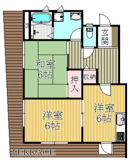 【間取り】 | ハナ・マンション