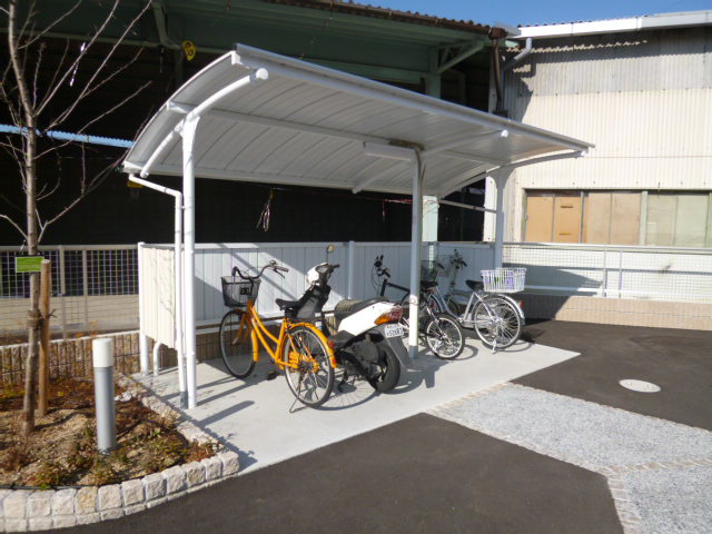 都窪郡早島町前潟のアパートのその他共用部分|駐輪場