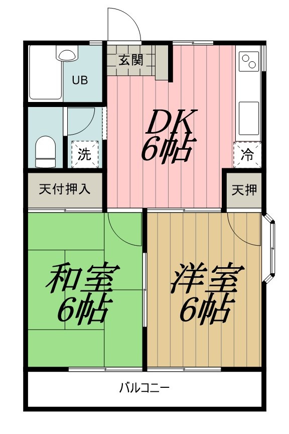 ＭＦコーポ７の間取り