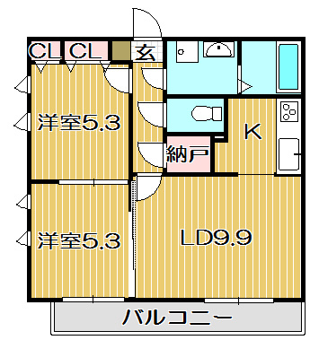 【間取り】 | アロッジオK | アロッジオK