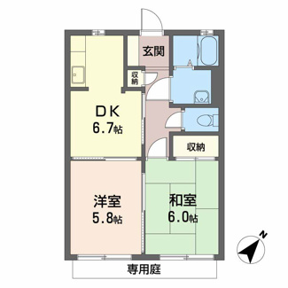 【間取り】 | ハイム　穴師の里