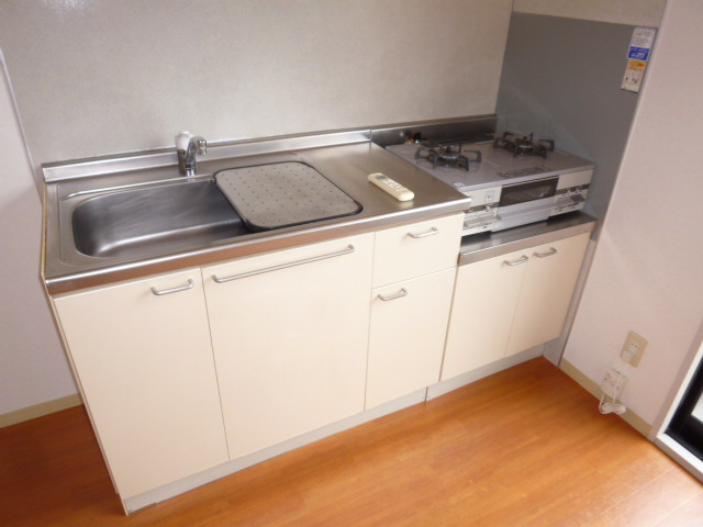 倉敷市福田町古新田のアパートのキッチン