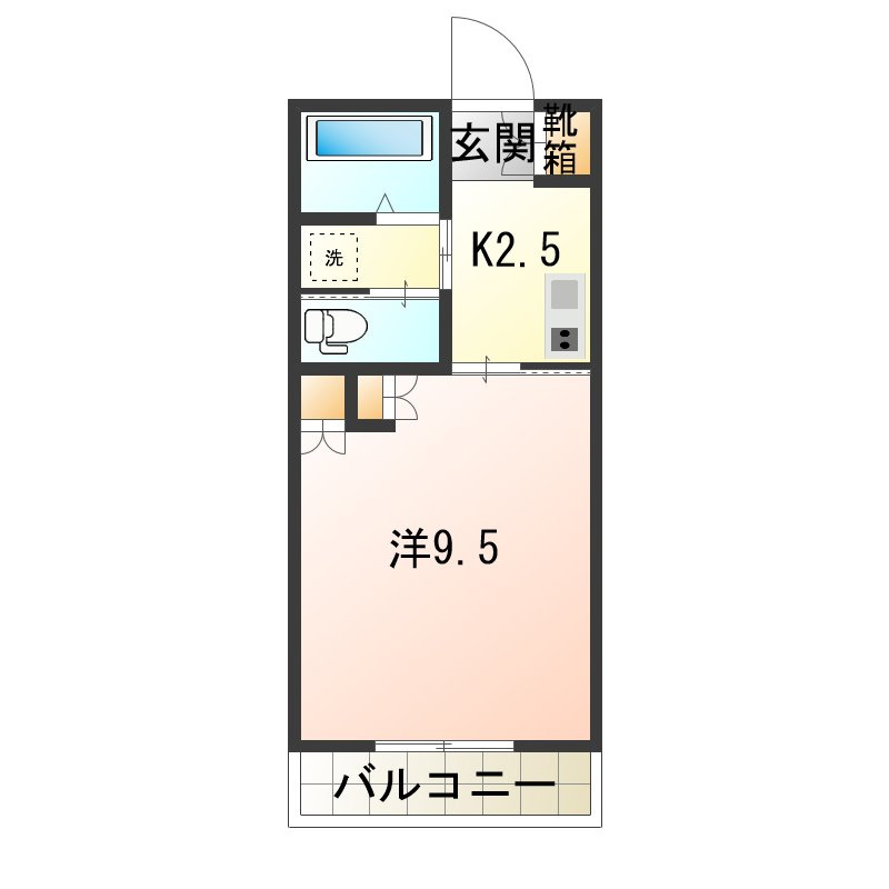 レインボーハウス七日町の間取り