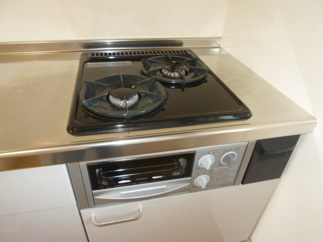 ソレイユ水江のキッチン|２口ガスコンロ