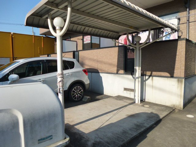 倉敷市藤戸町天城のアパートのその他共用部分|自転車置き場