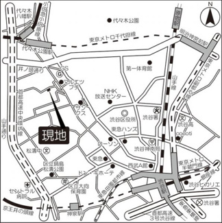 【地図】 | テラス富ヶ谷