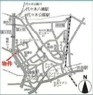 【地図】 | 神泉駅・代々木八幡駅・駒場東大前駅いずれも徒歩１０分ほど