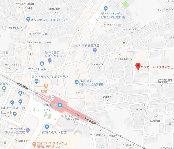 サンホームズひばりが丘の地図