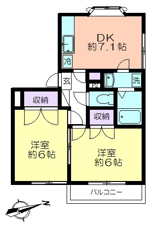 サンホームズひばりが丘の間取り
