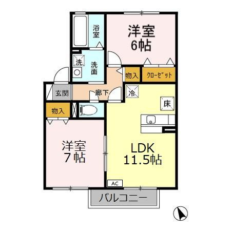 【間取り】 | リュミエール