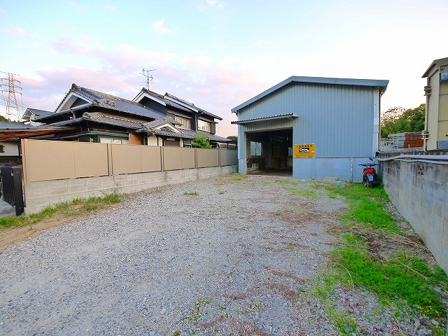木津川市市坂事務所の駐車場