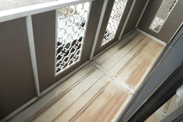 セジュール松原のバルコニー