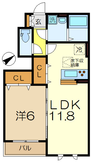 【間取り】 | コンフォートレジデンス上大岡９　Ａ棟