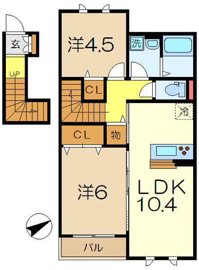 【間取り】 | コンフォートレジデンス上大岡９　Ａ棟