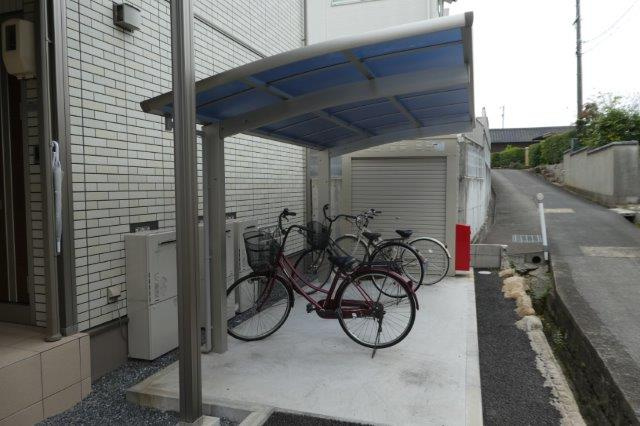 倉敷市中庄のアパートのその他共用部分|駐輪場