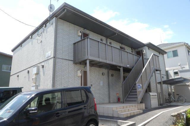 倉敷市中庄のアパートの外観