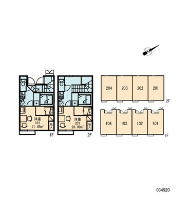 【区画図】 | レオパレスリキ