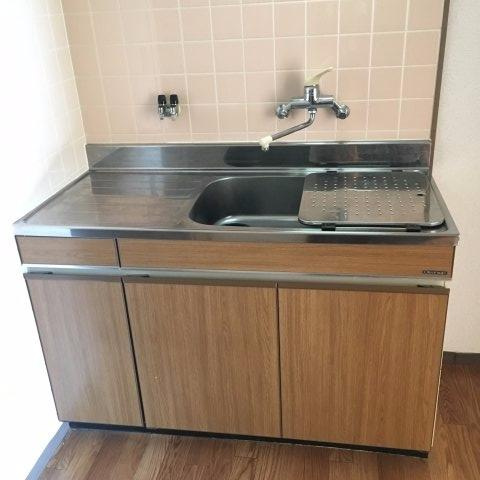 サイドポケットのキッチン