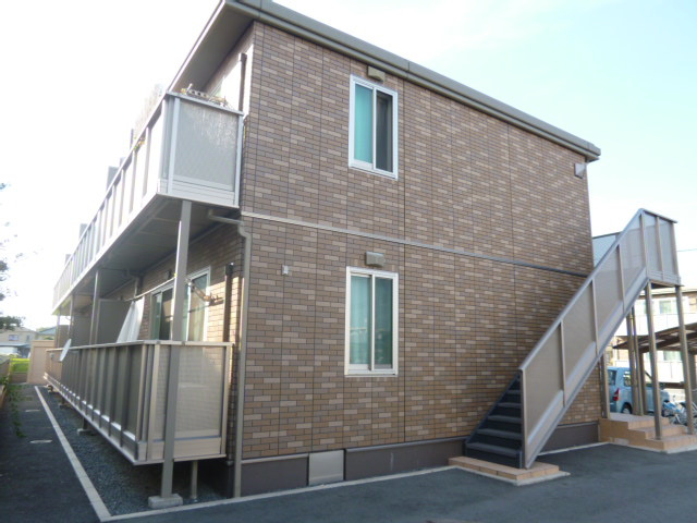倉敷市茶屋町のアパートの外観