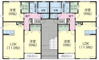 【間取り】 | エル・ソワニエ　A・B