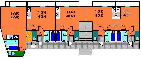 サンコーポフェニックスの間取り