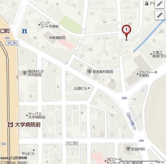 サンコーポフェニックスの地図