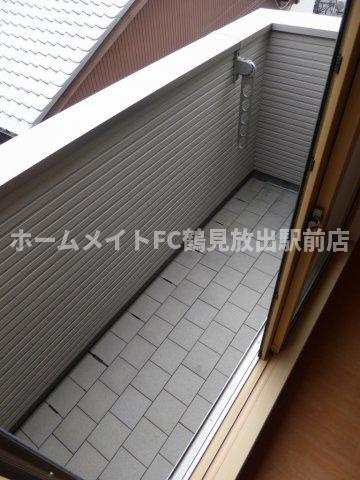 ベルリード森河内ウエスト弐番館のバルコニー|南向きバルコニー