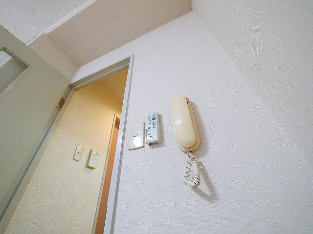 ヴィラあざみのセキュリティ|お部屋で来客確認ができます