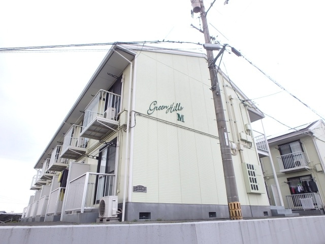 グリーンヒルズの外観|グリーンヒルズ（藤戸町天城　賃貸アパート）外観