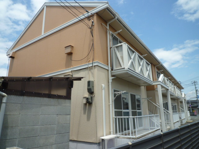倉敷市二日市のアパートの外観