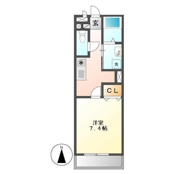 アンソレーユの間取り