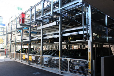 【駐車場】 | パデシオン大津レイクビュー | 敷地内立体駐車スペース