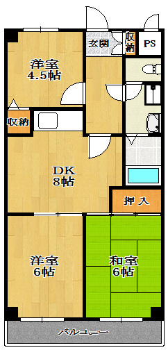【間取り】 | ドゥウェルプレシャス